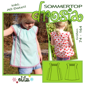 Schnittmuster Sommertop Drosia von olilu